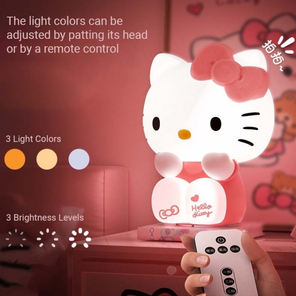 EXCLUSIVE - Hello Kitty Soft Touch LED Night Light - Picture 2 of 8